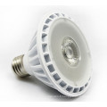 Led cob par30 spotlight aluminium blanc finition